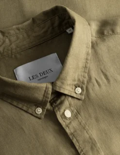 Les Deux Kristian Linen B.D. Shirt | Shirts / Overshirts