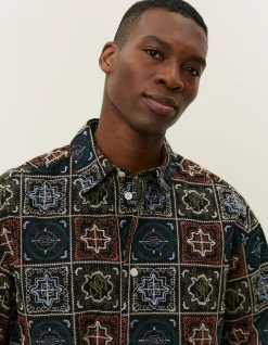 Les Deux Larry AOE Tile SS Shirt | Shirts / Overshirts
