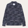 Les Deux Layton Contrast Jacquard Overshirt | Shirts / Overshirts