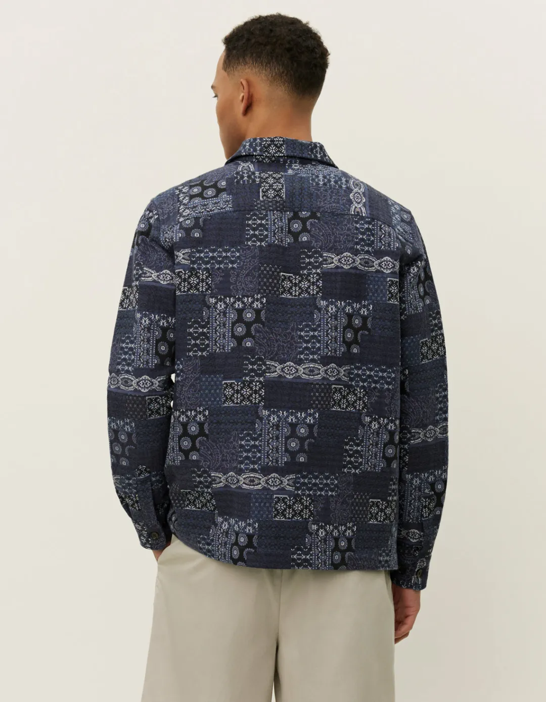 Les Deux Layton Contrast Jacquard Overshirt | Shirts / Overshirts
