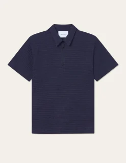 Les Deux Lenny Seersucker Zipper SS Shirt | Shirts / Overshirts