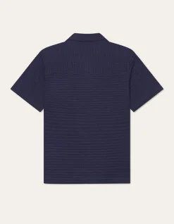 Les Deux Lenny Seersucker Zipper SS Shirt | Shirts / Overshirts
