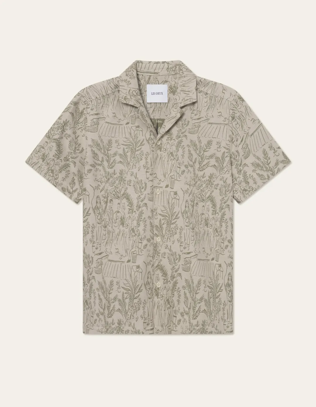 Les Deux Lesley Dancing Jacquard SS Shirt | Shirts / Overshirts