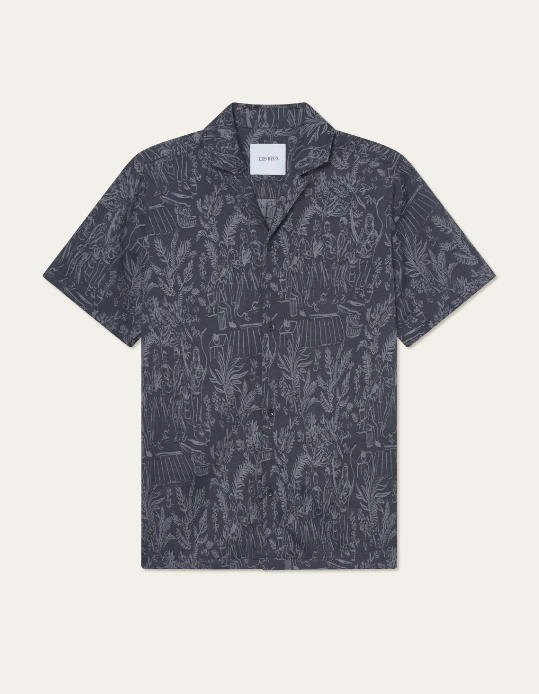 Les Deux Lesley Dancing Jacquard SS Shirt | Shirts / Overshirts