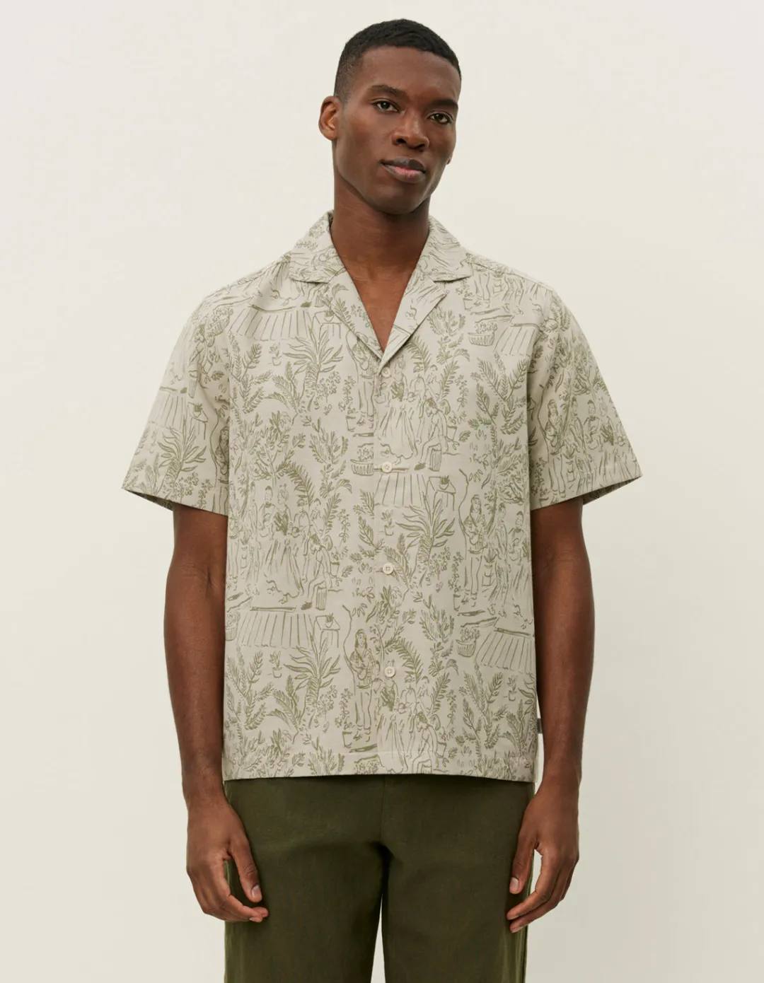 Les Deux Lesley Dancing Jacquard SS Shirt | Shirts / Overshirts