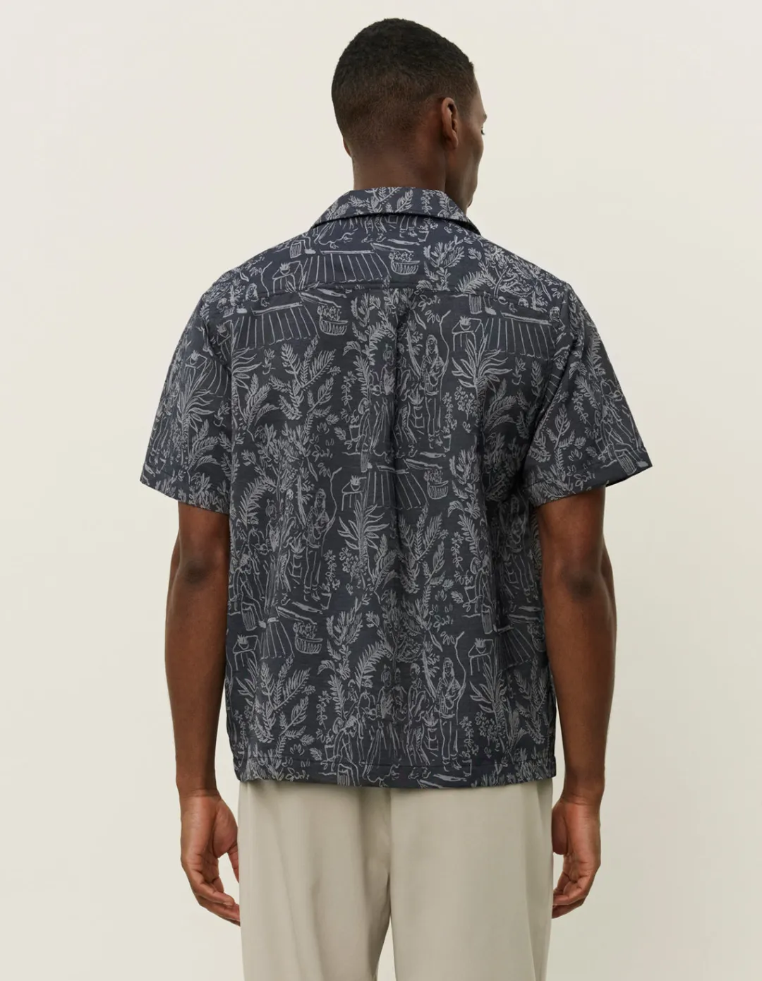 Les Deux Lesley Dancing Jacquard SS Shirt | Shirts / Overshirts