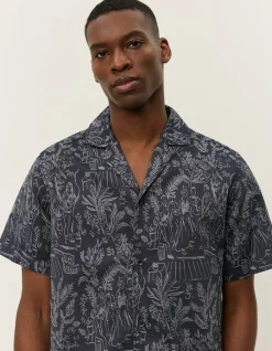 Les Deux Lesley Dancing Jacquard SS Shirt | Shirts / Overshirts
