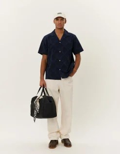 Les Deux Lesley Flower Tile AOP SS Shirt | Shirts / Overshirts