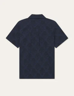 Les Deux Lesley Flower Tile AOP SS Shirt | Shirts / Overshirts