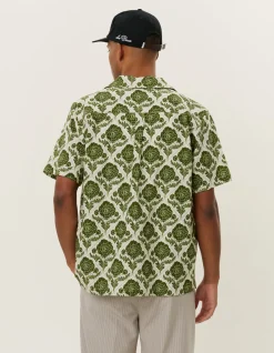 Les Deux Lesley Flower Tile AOP SS Shirt | Shirts / Overshirts