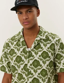 Les Deux Lesley Flower Tile AOP SS Shirt | Shirts / Overshirts