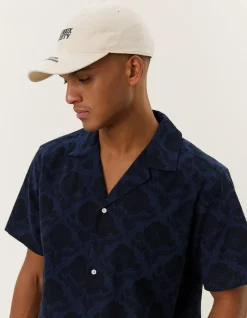 Les Deux Lesley Flower Tile AOP SS Shirt | Shirts / Overshirts