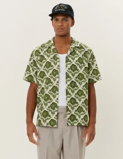 Les Deux Lesley Flower Tile AOP SS Shirt | Shirts / Overshirts