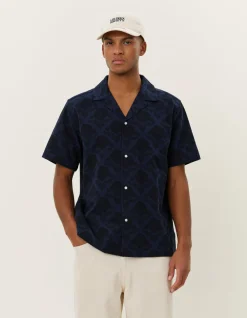 Les Deux Lesley Flower Tile AOP SS Shirt | Shirts / Overshirts