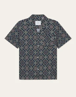 Les Deux Lukas AOP Tapestry SS Shirt | Shirts / Overshirts