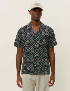Les Deux Lukas AOP Tapestry SS Shirt | Shirts / Overshirts