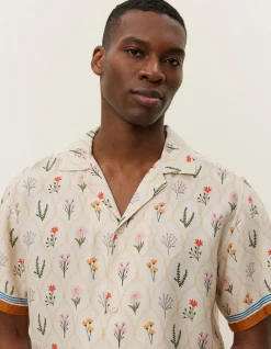 Les Deux Lukas AOP Wild Flowers SS Shirt | Shirts / Overshirts