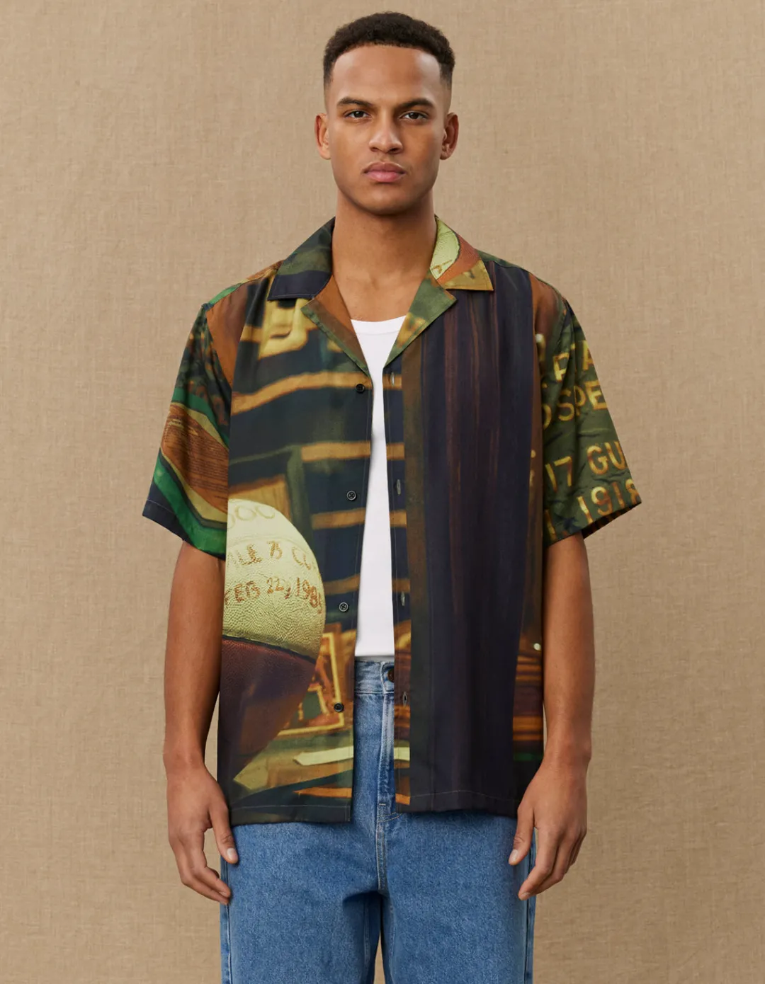 Les Deux Lukas Sport AOP SS Shirt | Shirts / Overshirts