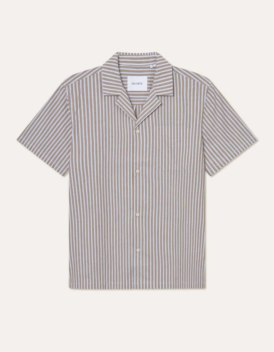 Les Deux Lukas Stripe Poplin SS Shirt 2.0 | Shirts / Overshirts