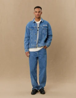 Les Deux Rally Yale Bulldog Denim Jacket | Jackets / Coats