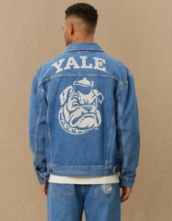 Les Deux Rally Yale Bulldog Denim Jacket | Jackets / Coats