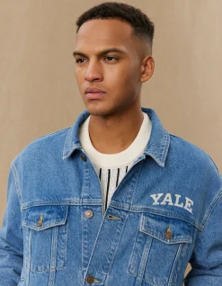 Les Deux Rally Yale Bulldog Denim Jacket | Jackets / Coats