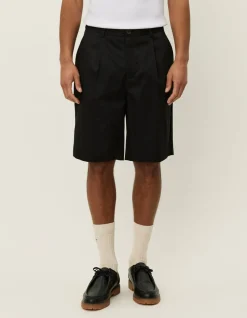 Les Deux Randall Pleated Twill Suiting Shorts | Shorts