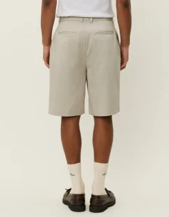 Les Deux Randall Pleated Twill Suiting Shorts | Shorts