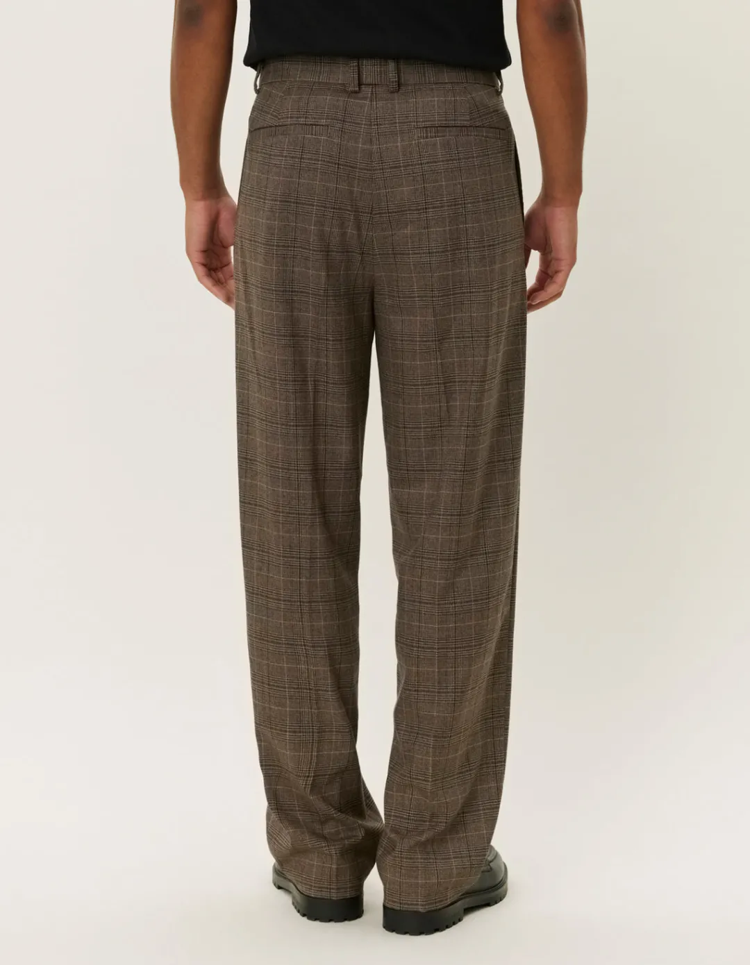Les Deux Reece Pleated Check Suit Pants | Pants