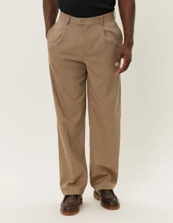 Les Deux Reece Pleated Slub Suit Pants | Pants