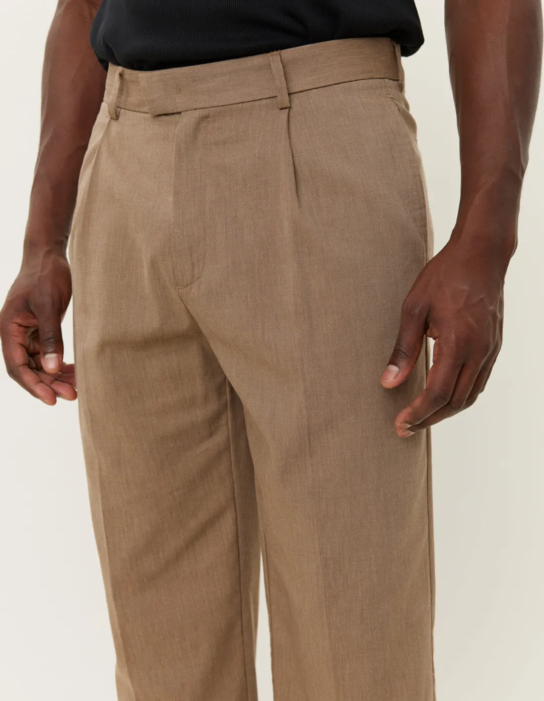 Les Deux Reece Pleated Slub Suit Pants | Pants