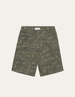 Les Deux Ryder AOP Denim Shorts | Shorts