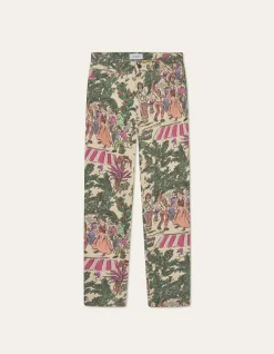 Les Deux Ryder Dancing AOP Denim Pants | Pants