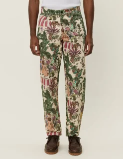 Les Deux Ryder Dancing AOP Denim Pants | Pants