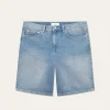 Les Deux Ryder Washed Denim Shorts | Shorts
