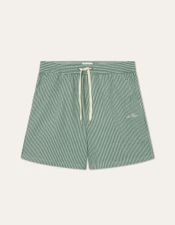 Les Deux Stan Stripe Seersucker Swimshorts | Shorts