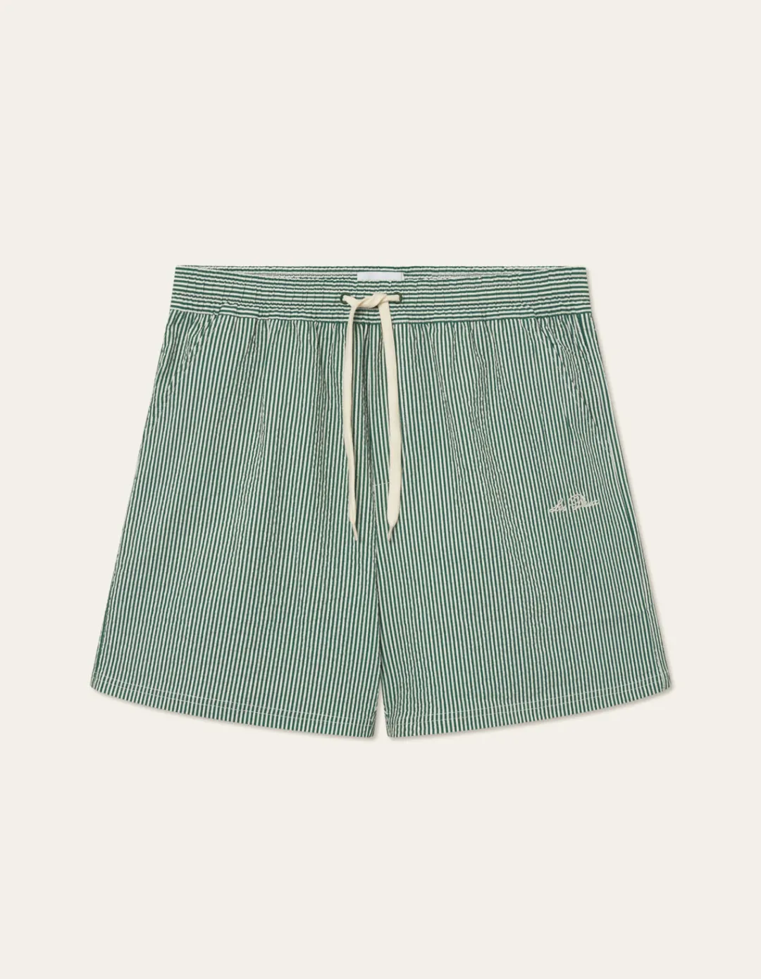 Les Deux Stan Stripe Seersucker Swimshorts | Shorts