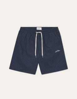 Les Deux Stan Stripe Seersucker Swimshorts | Shorts