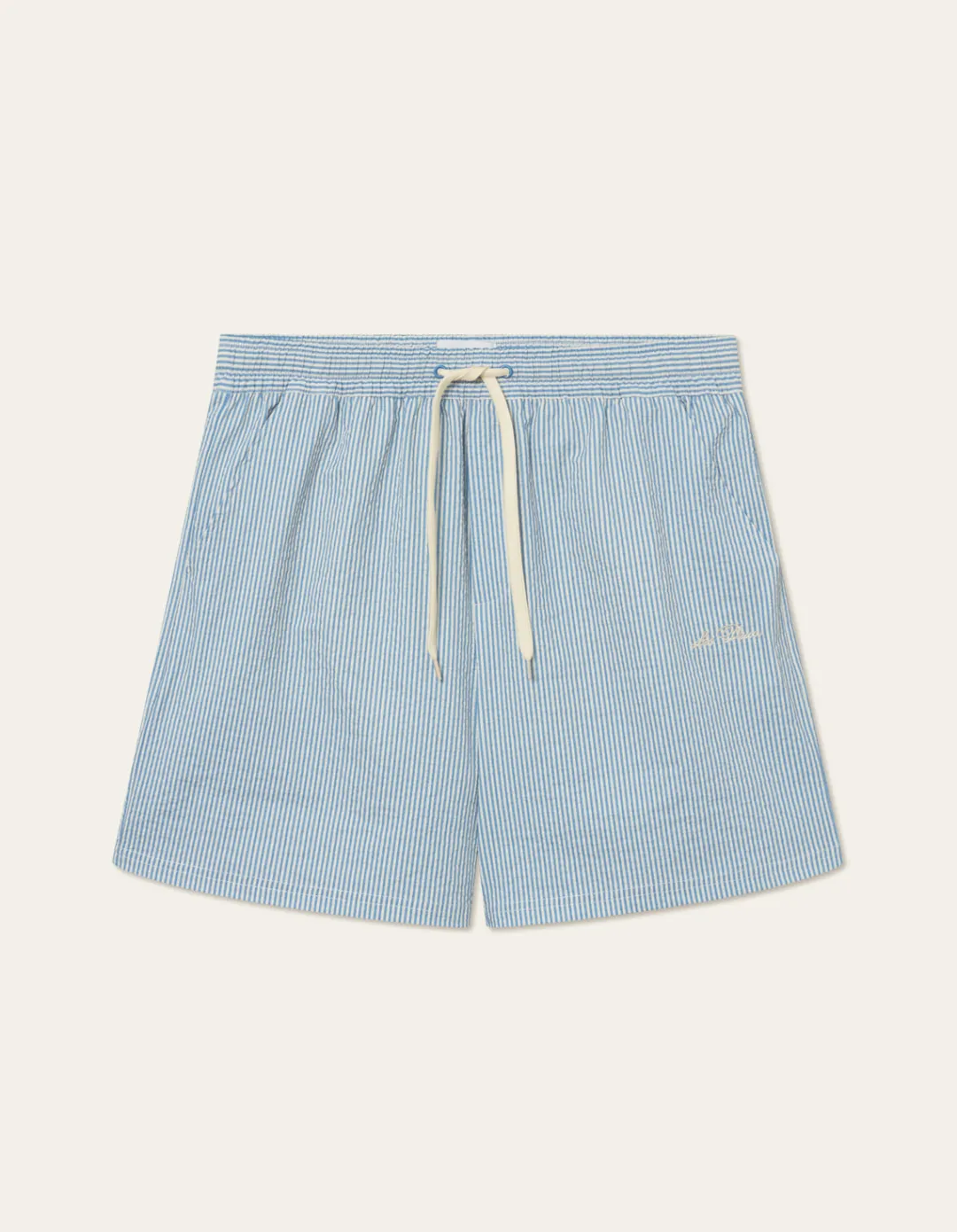 Les Deux Stan Stripe Seersucker Swimshorts | Shorts