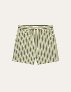 Les Deux Stan Stripe Seersucker Swim Shorts | Shorts