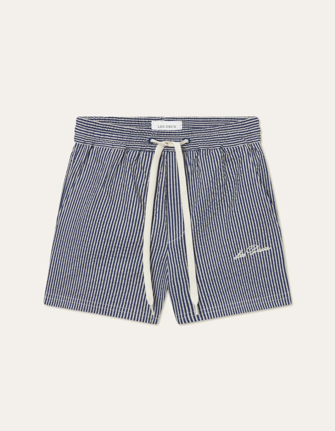 Les Deux Stan Stripe Seersucker Swim Shorts Kids | Kids Bottoms