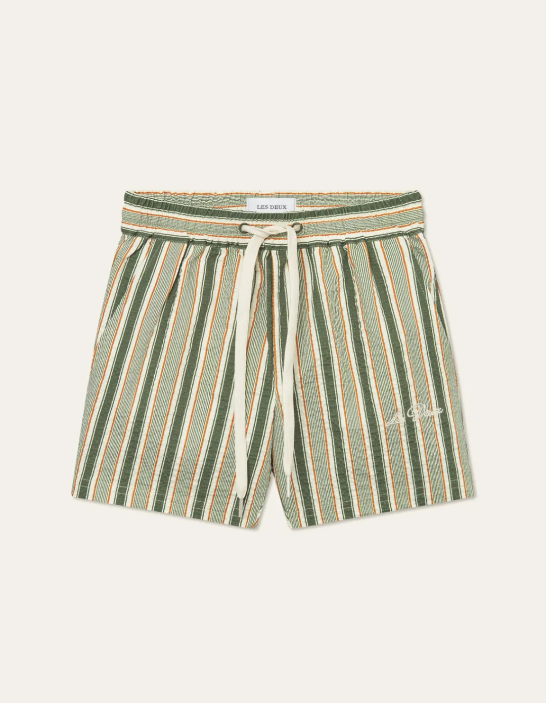 Les Deux Stan Stripe Seersucker Swim Shorts Kids | Kids Bottoms
