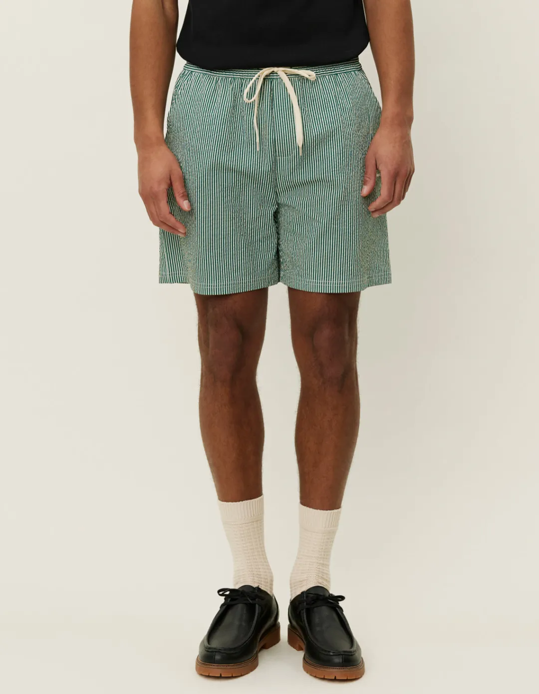 Les Deux Stan Stripe Seersucker Swimshorts | Shorts