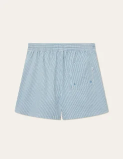 Les Deux Stan Stripe Seersucker Swimshorts | Shorts