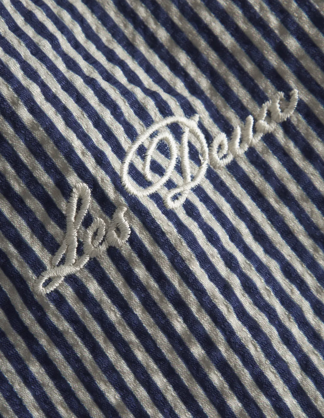 Les Deux Stan Stripe Seersucker Swim Shorts Kids | Kids Bottoms