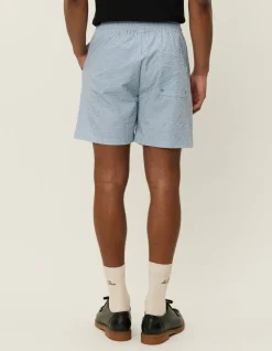Les Deux Stan Stripe Seersucker Swimshorts | Shorts