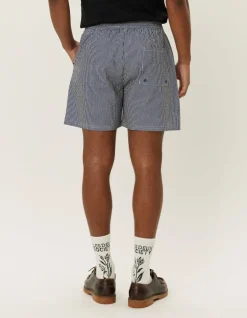 Les Deux Stan Stripe Seersucker Swim Shorts | Shorts