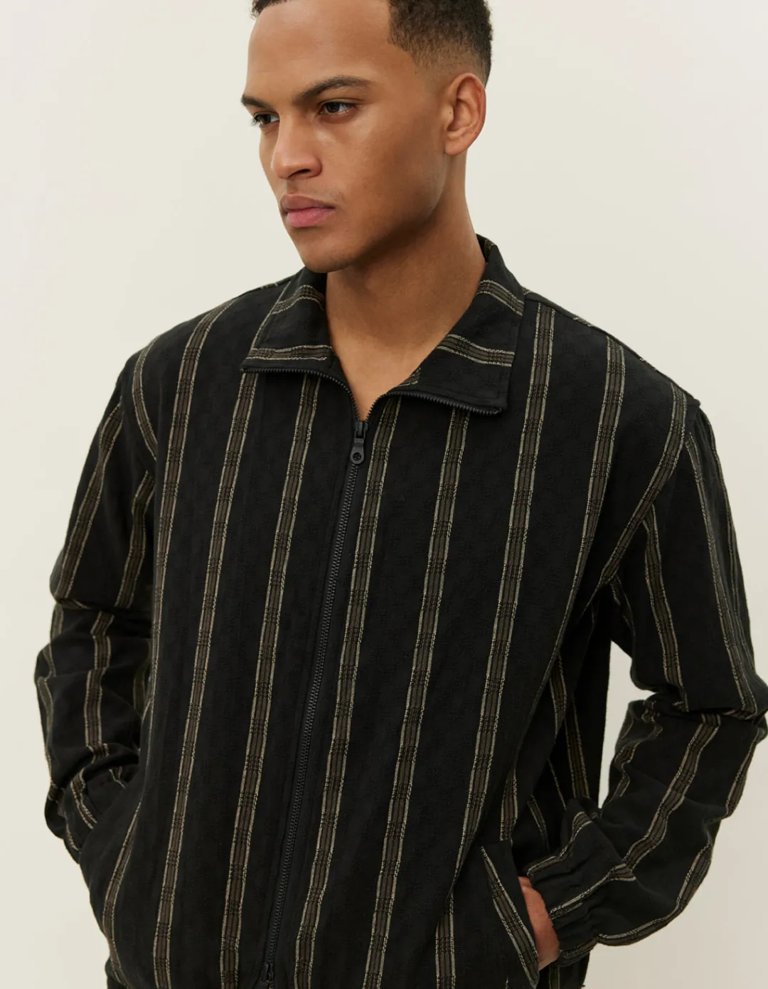 Les Deux Stanley Check Dobby Track Top | Jackets / Coats