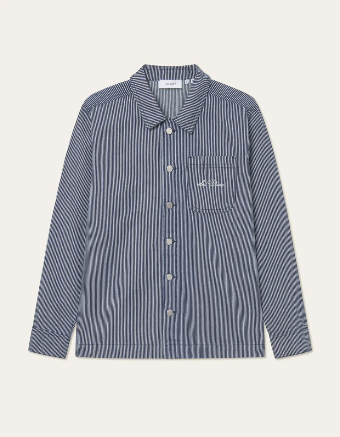 Les Deux Steven Stripe Denim Overshirt | Shirts / Overshirts