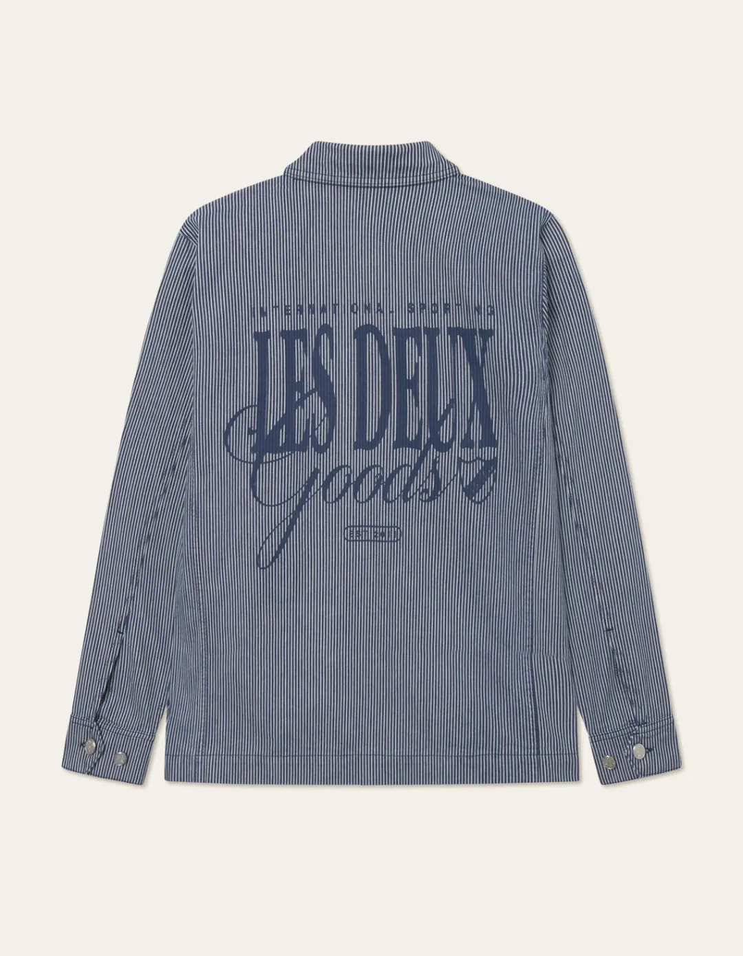 Les Deux Steven Stripe Denim Overshirt | Shirts / Overshirts